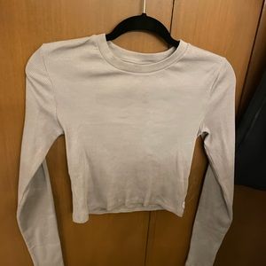 Greyish lavender TNA long sleeve.